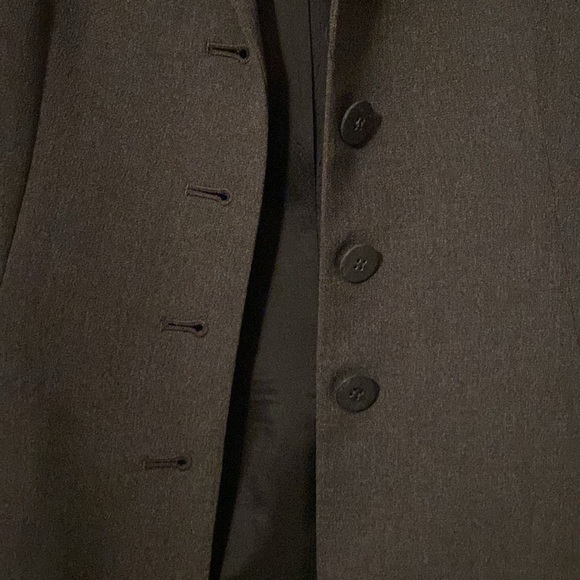 Petite Sophisticate Dark Gray Blazer - Picture 2 of 5